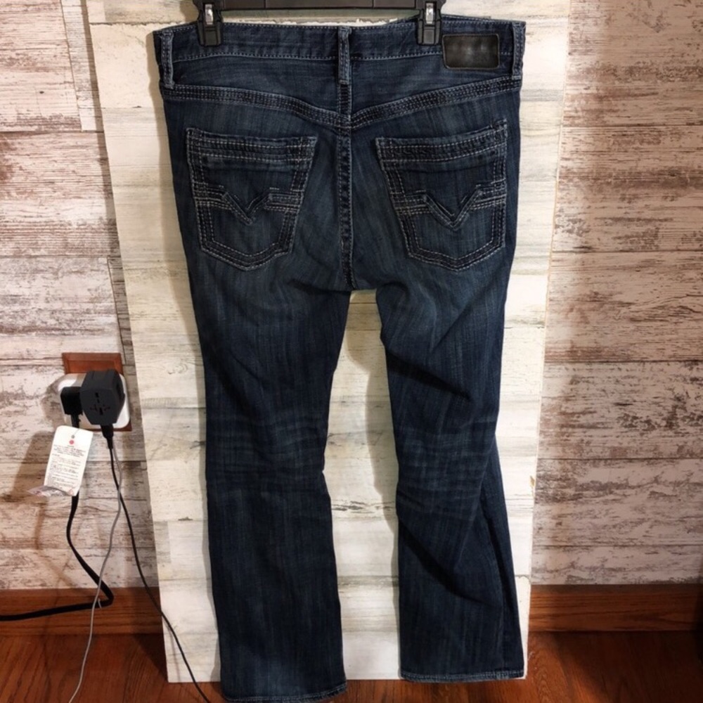 BKE denim Derek straight jeans size 36R 99% cotton,1% spandex mens jeans outdoor